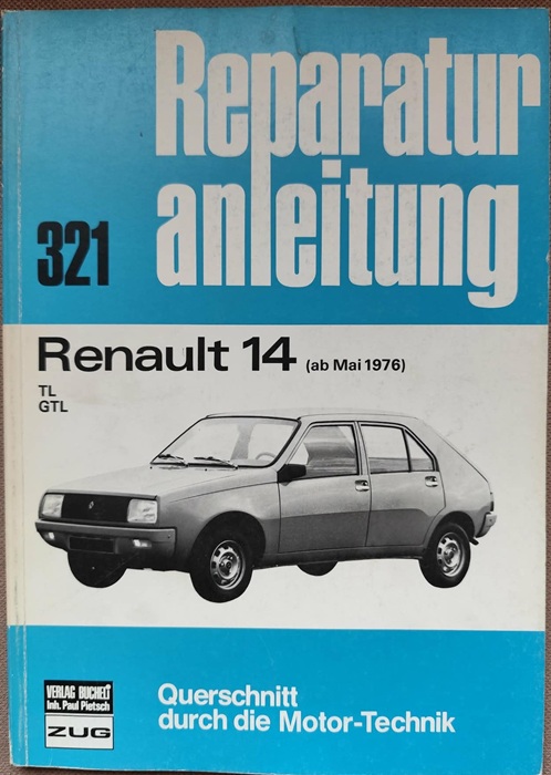 Renault 14 - Reparaturanleitung 321