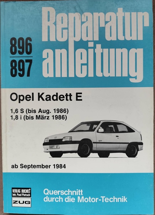 Opel Kadett E - Reparaturanleitung 896/897