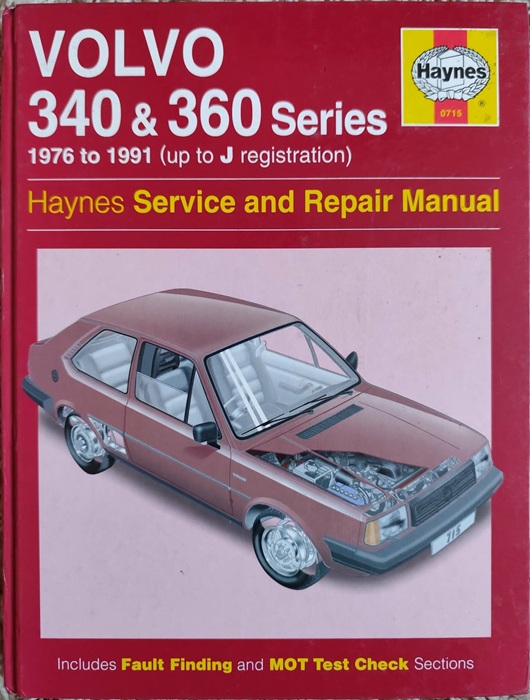 Volvo 340 & 360 - Haynes Service and Repair Manual