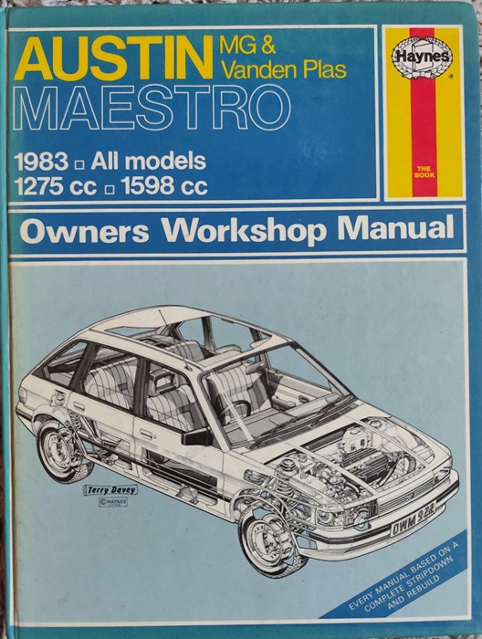 Austin Maestro - Haynes Owners Workshop Manual