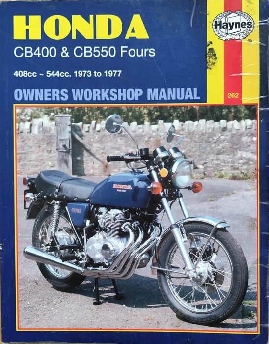 Honda CB400 & CB550 Fours - Haynes Owners Workshop Manual