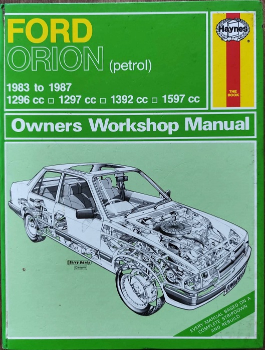 Ford Orion - Haynes Owners Workshop Manual
