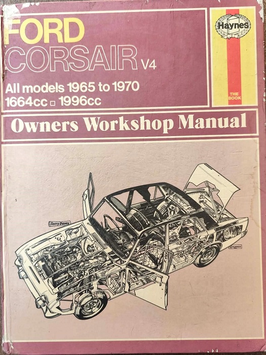 Fora Corsair - Haynes Owners Workshop Manual