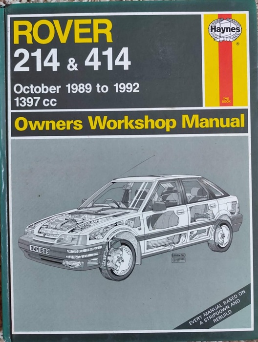 Rover 214 & 414 - Haynes Owners Workshop Manual