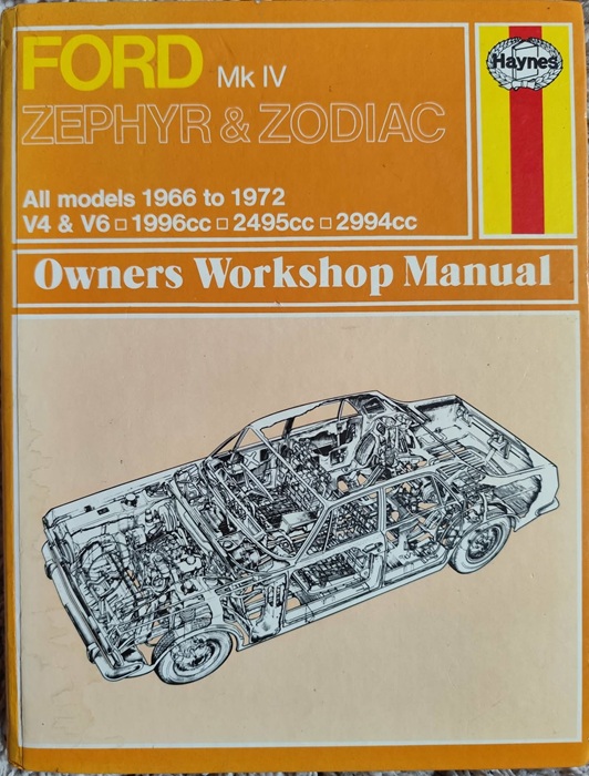 Ford Zephyr & Zodiac - Haynes Owners Workshop Manual