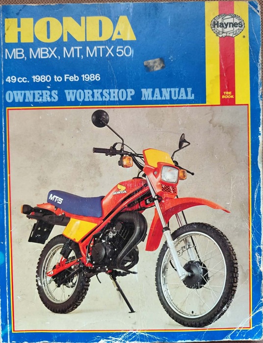 Honda MB, MBX, MT, MTX 50 - Haynes Owners Workshop Manual