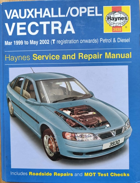 Vauxhall Opel Vectra - Haynes Service and Repair Manual