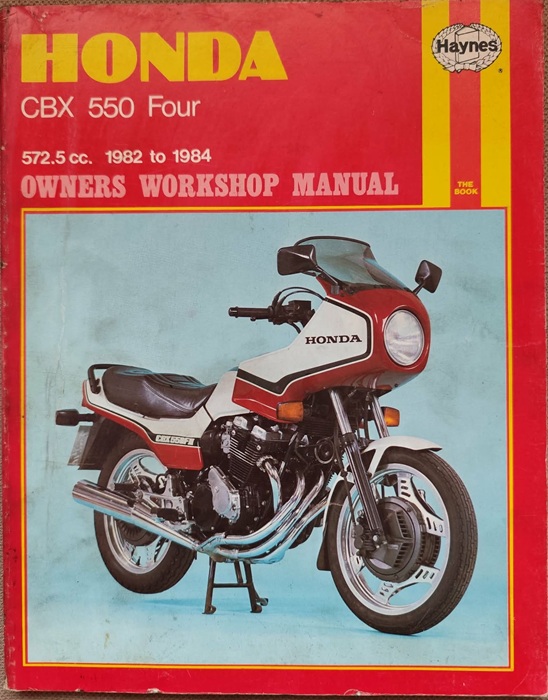 Honda CBX 550 Four - Haynes Owners Workshop Manual