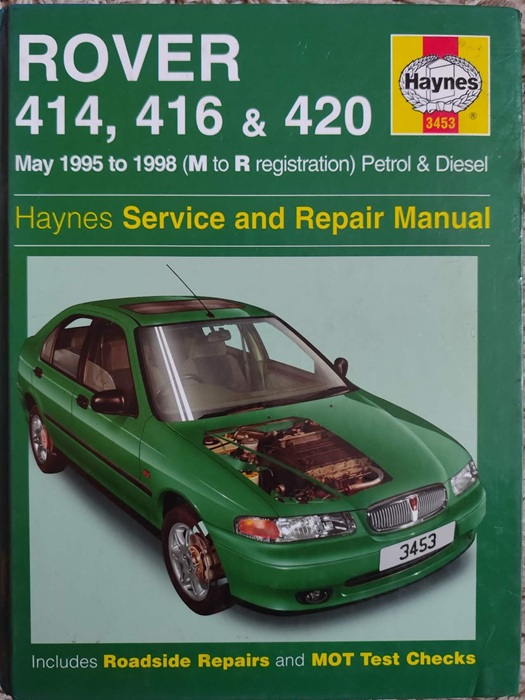Rover 414, 416, 420 - Haynes Service and Repair Manual