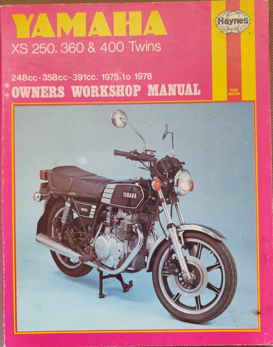 Yamaha XS250, 360 & 400 Twins - Haynes Owners Workshop Manual