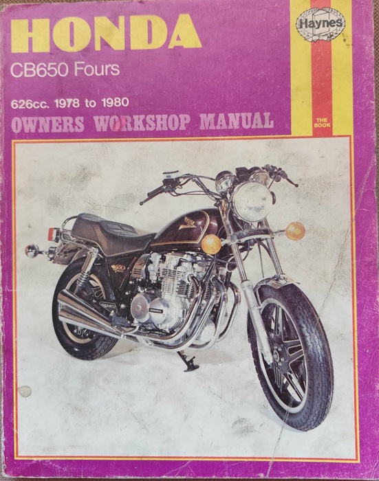 Honda CB650 Fours - Haynes Owners Workshop Manual