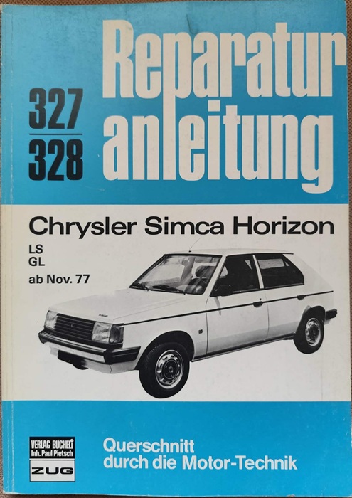 Chrysler Simca Horizon - Reparaturanleitung 327/328