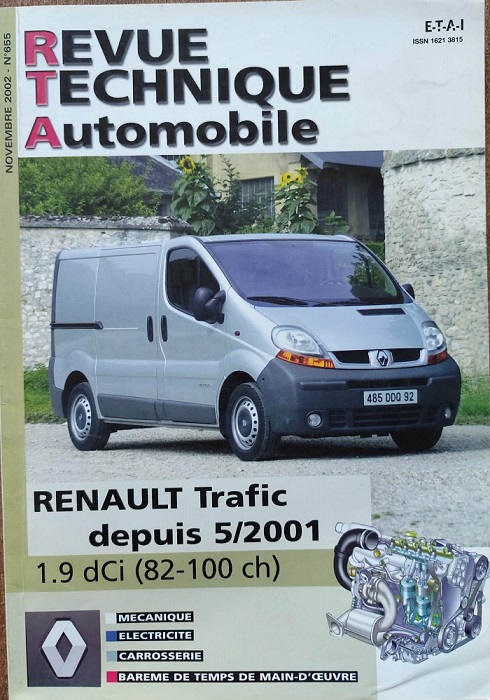 Revue Technique Automobile nr. 655 - Renault Trafic