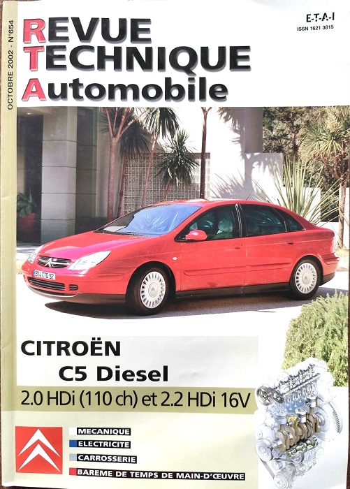 Revue Technique Automobile nr.654 - Citroen C5 Diesel