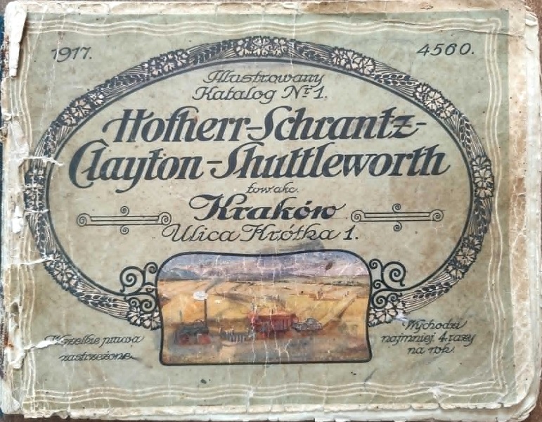 Hoftherr-Schrantz-Clayton-Shuttleworth - Fabryka maszyn rolniczych 1917