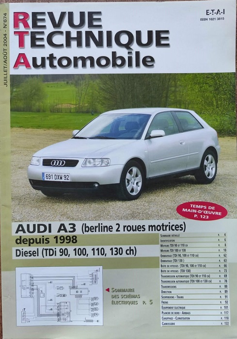 Revue Technique Automobile Nr. 674 - Audi A3