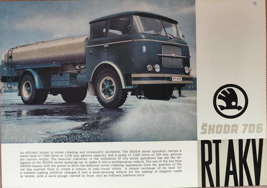 Skoda 706 RT AKV - prospekt
