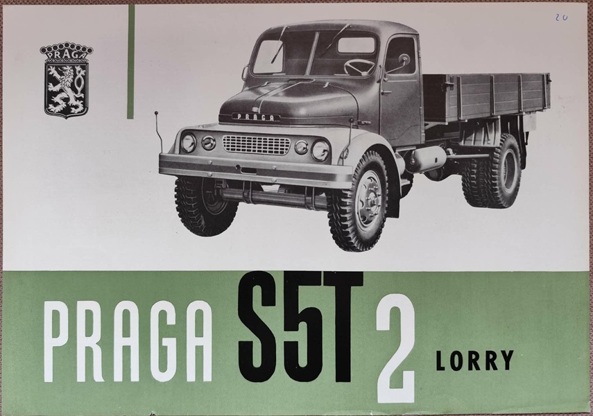 Praga S5T 2 Lorry - prospekt 1964