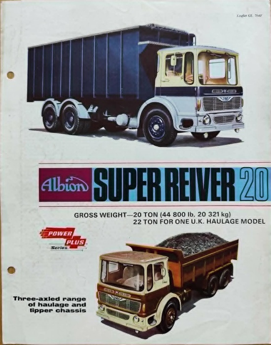 Albion Super Reiver 20 - Prospekt 1967