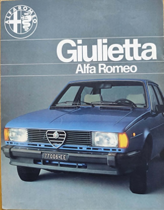 Alfa Romeo Giulietta - Prospekt