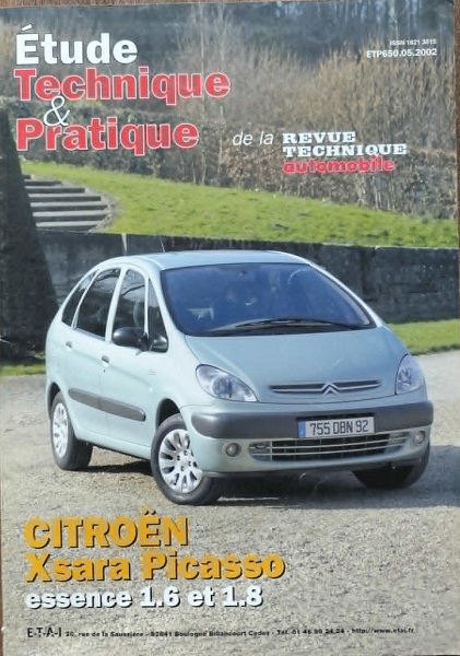 Etude Technique & Pratique - Citroen Xsara Picasso 1.6 et1.8