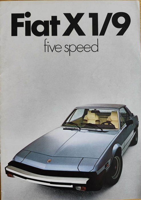 Fiat X 1/9 - Prospekt 1980