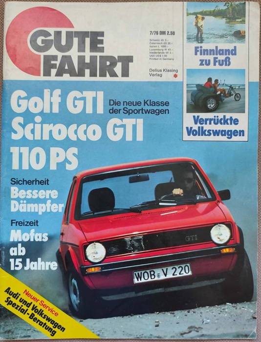 Gute Fahrt 7/76 - Volkswagen Golf Scirocco