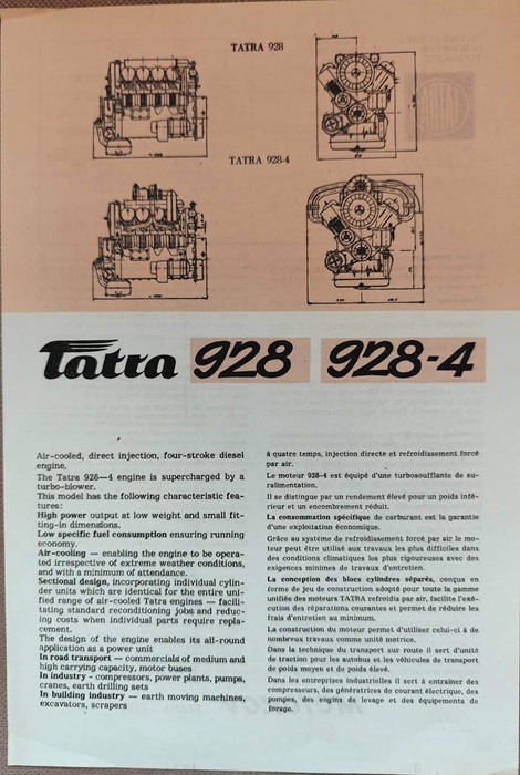 Tatra 928, 928-4 - prospekt 1963