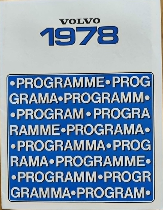 Volvo - Prospekt 1978