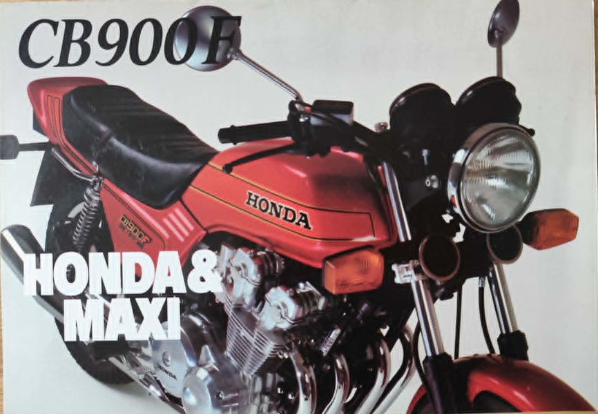 Honda CB 900F - Prospekt 1978