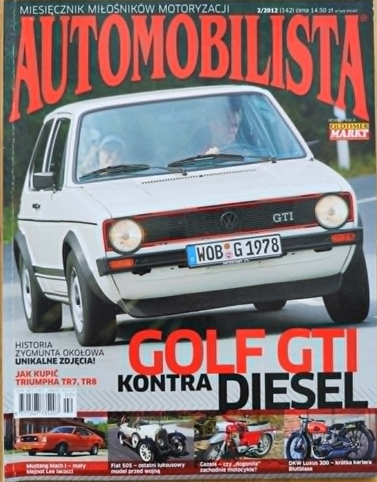 Automobilista 2/2012 - Volkswagen Golf, DKW