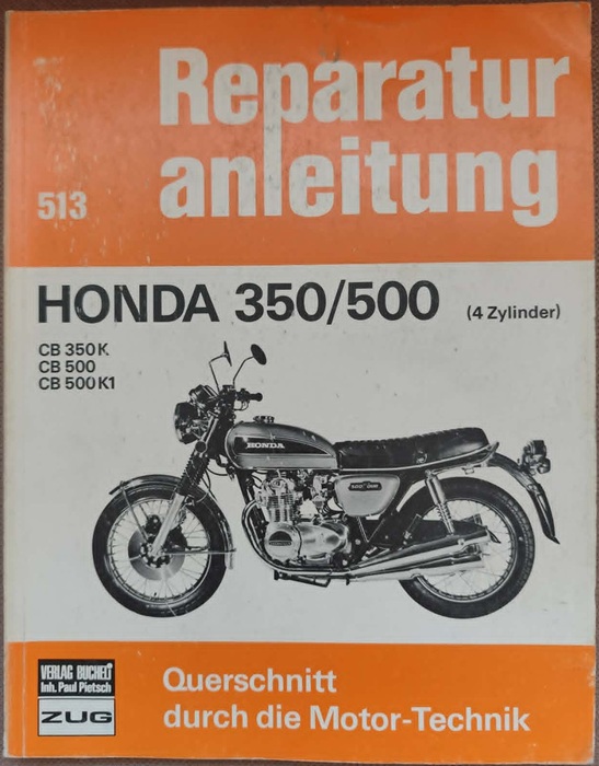 Honda 350/500 - Reparaturanleitung 513