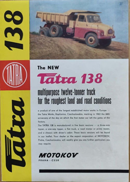 Tatra 138 - Prospekt