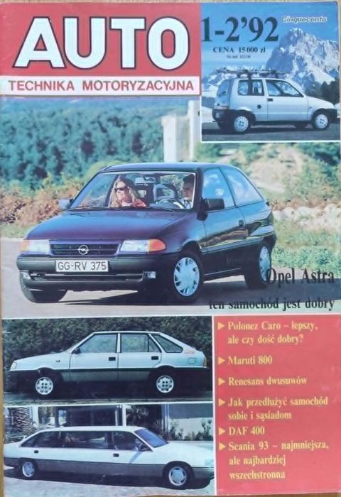 Auto Technika Motoryzacyjna Nr.1/2 - 1992
