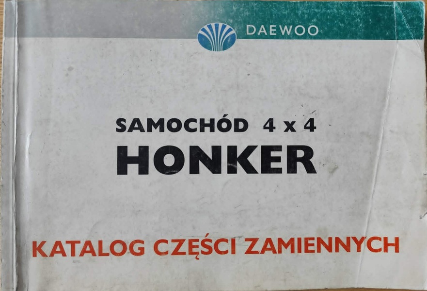 Daewoo Honker 4x4 - Katalog części zamiennych