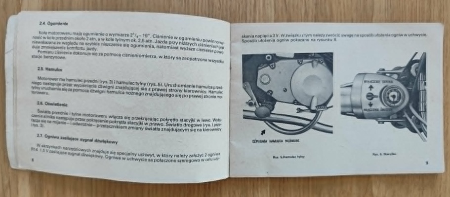 Romet 50-T-1, 50-TS-1 - Instrukcja obsługi 1975 - obrazek 4
