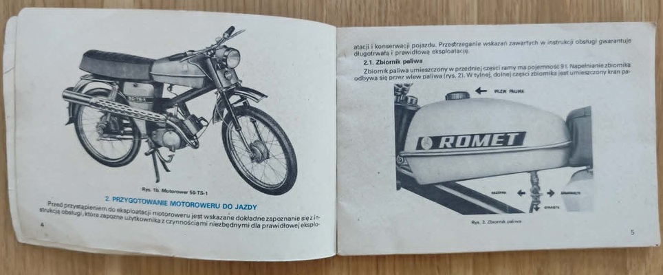 Romet 50-T-1, 50-TS-1 - Instrukcja obsługi 1975 - obrazek 3