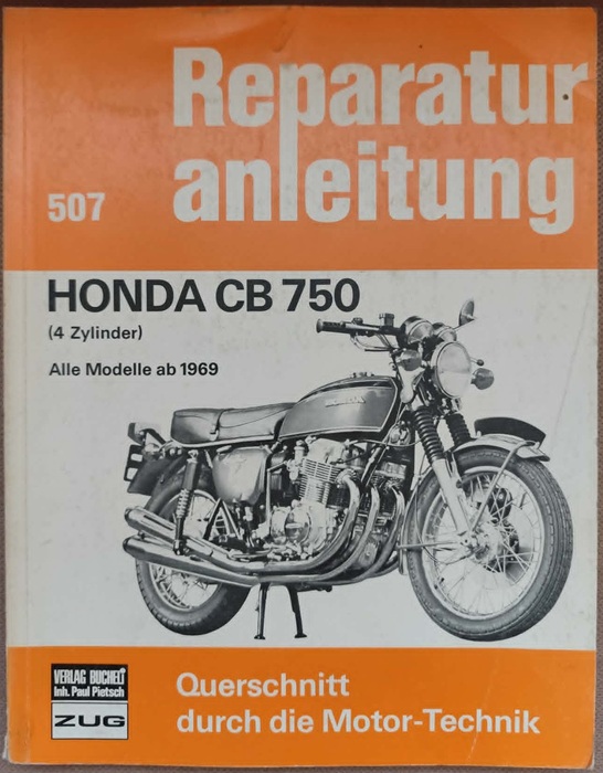 Honda CB 750 - Reparaturanleitung 507