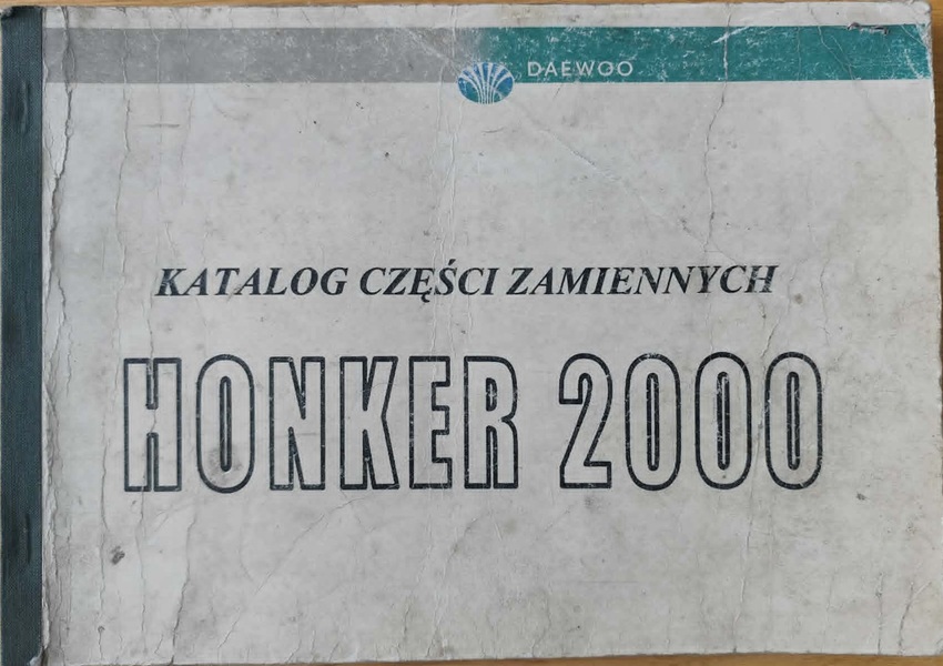 Honker 2000 - Katalog części zamiennych