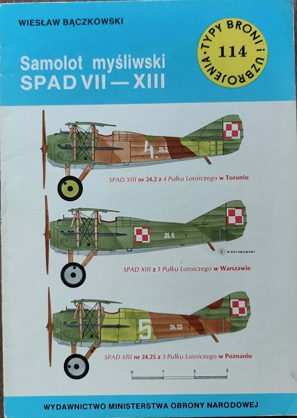 TBiU 114 - Samolot myśliwski SPAD VII-XIII