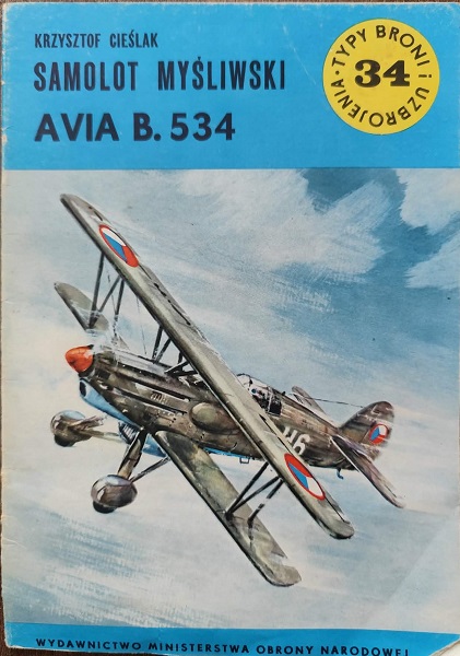 TBiU 34 - Samolot myśliwski AVIA B.534