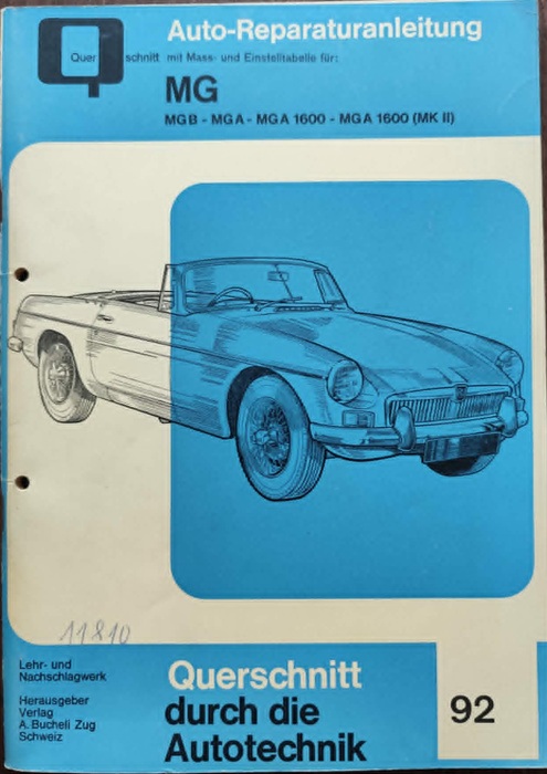 MG - Auto-Reparaturanleitung nr.92