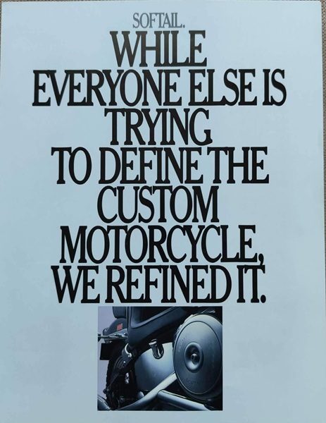 Harley Davidson Softail - Prospekt 1985
