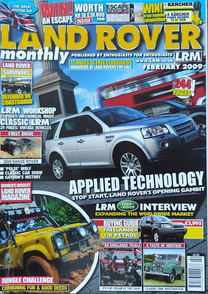 Land Rover monthly 2/2009