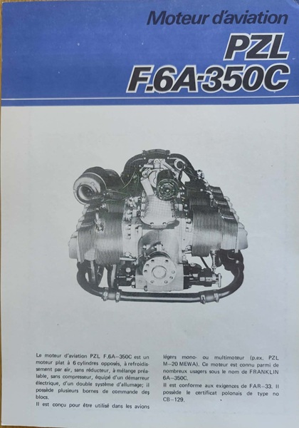 PZL F.6A-350C - Prospekt