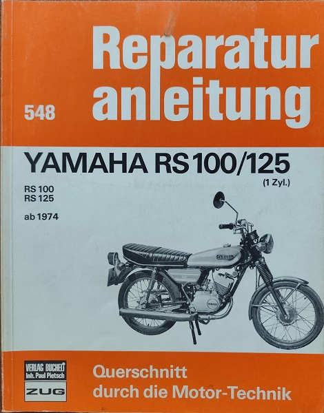 Yamaha RS 100/125 - Reparaturanleitung 548