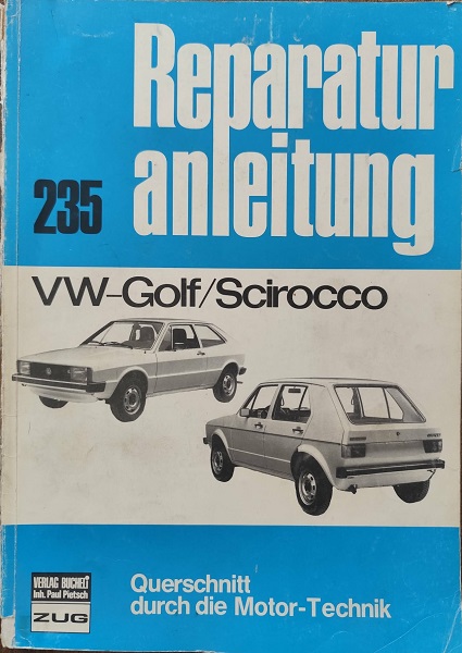 Volkswagen Golf Scirocco - Reparaturanleitung 235
