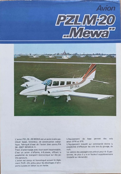 PZL M-20 Mewa - Prospekt