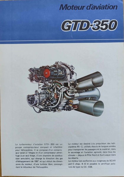 PZL GTD-350 - Prospekt