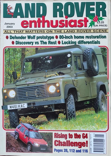 Land Rover enthusiast 1/2003